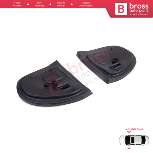 Exterior Side Wing Mirror Rubber Seals L+R Pads For Mercedes W211 S211 W203 S203 A413131418