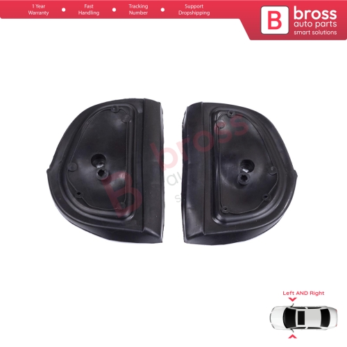 Exterior Side Wing Mirror Rubber Seals L+R Pads For Mercedes W210 W140 W202 S202 Pre-Facelift