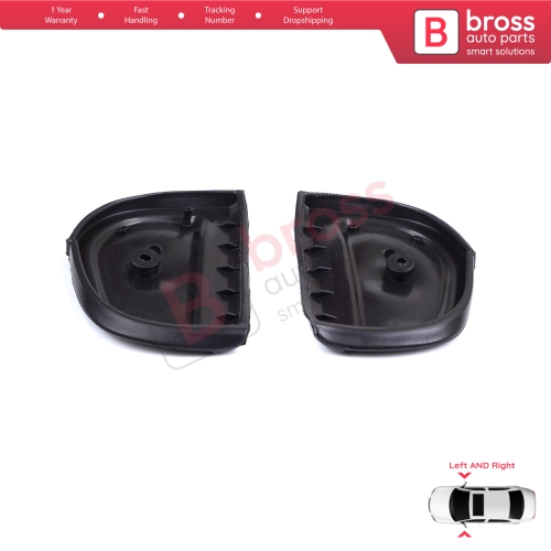 Exterior Side Wing Mirror Rubber Seals L+R Pads For Mercedes W210 W140 W202 S202 Pre-Facelift