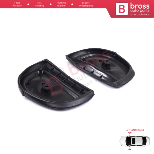 Exterior Side Wing Mirror Rubber Seals L+R Pads For Mercedes W210 W140 W202 S202 Pre-Facelift