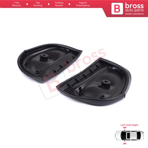 Exterior Side Wing Mirror Rubber Seals L+R Pads For Mercedes W210 W140 W202 S202 Pre-Facelift