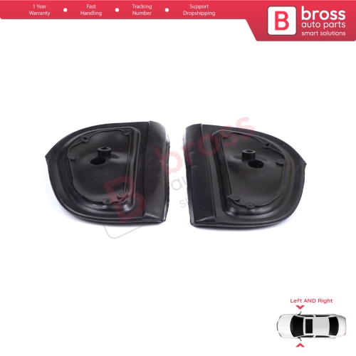 Exterior Side Wing Mirror Rubber Seals L+R Pads For Mercedes W210 W140 W202 S202 Pre-Facelift