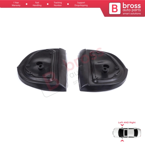 Exterior Side Wing Mirror Rubber Seals L+R Pads For Mercedes W210 W140 W202 S202 Pre-Facelift