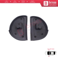 Exterior Side Wing Mirror Rubber Seals L+R Pads For Mercedes W210 W140 W202 S202 SL R129 Facelift