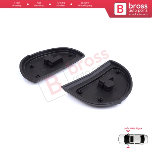 Exterior Side Wing Mirror Rubber Seals L+R Pads For Mercedes W210 W140 W202 S202 SL R129 Facelift