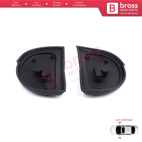 Exterior Side Wing Mirror Rubber Seals L+R Pads For Mercedes W210 W140 W202 S202 SL R129 Facelift