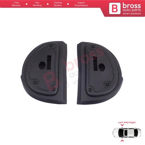 Exterior Side Wing Mirror Rubber Seals L+R Pads For Mercedes W210 W140 W202 S202 SL R129 Facelift