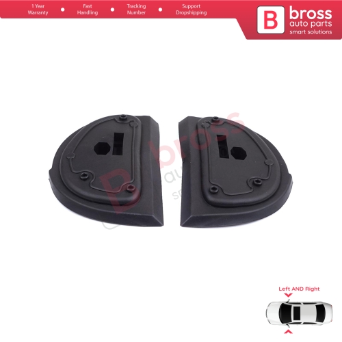 Exterior Side Wing Mirror Rubber Seals L+R Pads For Mercedes W210 W140 W202 S202 SL R129 Facelift