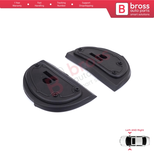 Exterior Side Wing Mirror Rubber Seals L+R Pads For Mercedes W210 W140 W202 S202 SL R129 Facelift