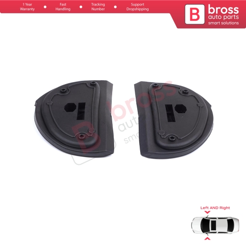 Exterior Side Wing Mirror Rubber Seals L+R Pads For Mercedes W210 W140 W202 S202 SL R129 Facelift