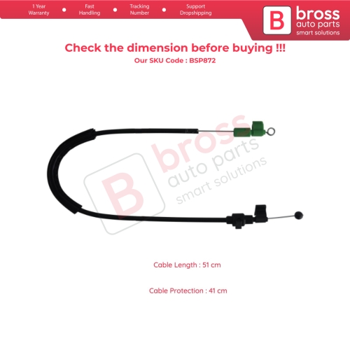 Defroster Flap Control Green Cable for VW Transporter Multivan Caravelle T5 T6 Amarok 2H 7H1819835C 