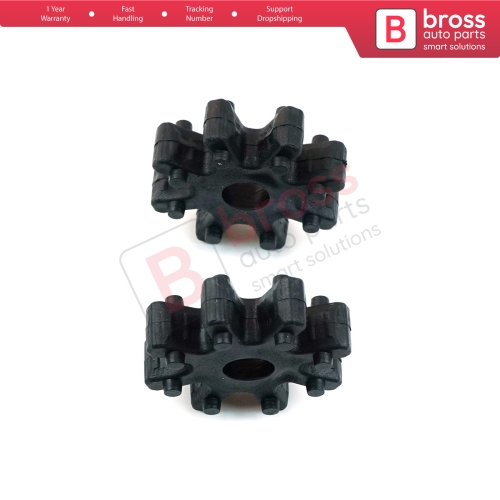 2 Pcs Steering Column Flexible Coupler Flexible Coupling 563152K000FFF X1P for Kia Hyundai