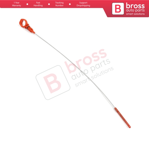 Oil Level Measurer Rod Metal Dipstick 500 mm for Peugeot Citroen 1.4 HDI Ford 1.4 TDCI Mazda 1.4 CD Engine 1331073