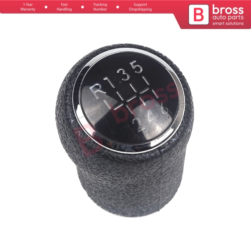 6 Speed Gear Shift Stick Knob Black 7H0711113 for VW T5 Caravelle 2003-2015