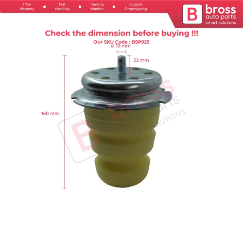 Rear Axle Suspension Rebound Rubber Buffer Block 46751548 for Fiat Doblo Peugeot Boxer Citroen Jumper Relay