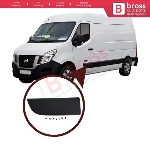 Front Door Side Panel Moulding Strip Left 808210166R for Renault Master MK3 Movano B NV400