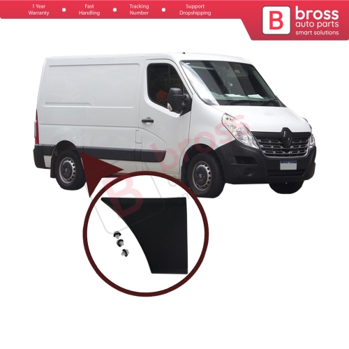 Side Door Moulding Rub Strip Rear Right 768F30004R for Renault Master MK3 NV400 Movano