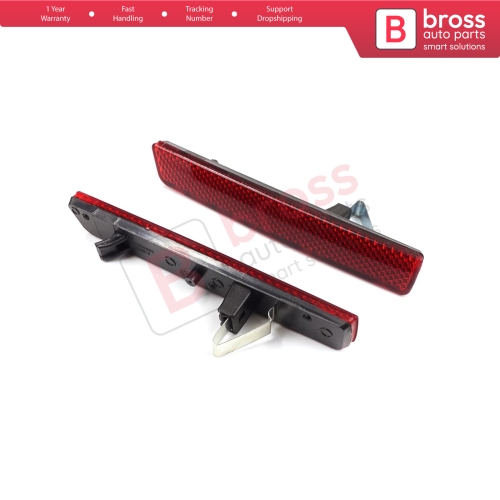 Rear Bumper Reflector Left Right 51810677 51810678 for Fiat Doblo MK2 Opel Combo D