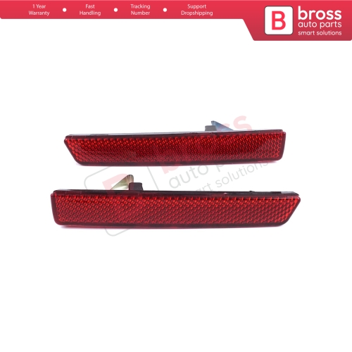 Rear Bumper Reflector Left Right 51810677 51810678 for Fiat Doblo MK2 Opel Combo D