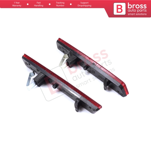 Rear Bumper Reflector Left Right 51810677 51810678 for Fiat Doblo MK2 Opel Combo D
