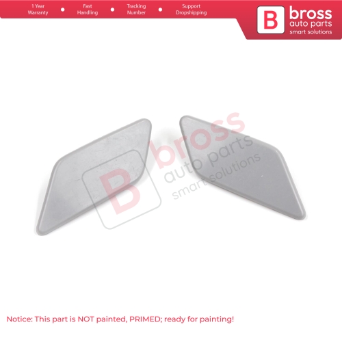 Front Bumper Headlight Headlamp Washer Jet Spray Nozzle Cover Cap 85353 F4020 85354 F4020 for Toyota Corolla MK12 E210