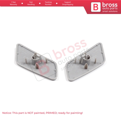 Front Bumper Headlight Headlamp Washer Jet Spray Nozzle Cover Cap 85353 F4020 85354 F4020 for Toyota Corolla MK12 E210