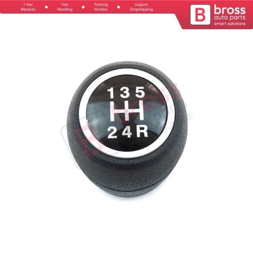 Manual Gear 5 Speed Shift Stick Knob Styling Head 55348538 for Fiat Linea Punto Evo