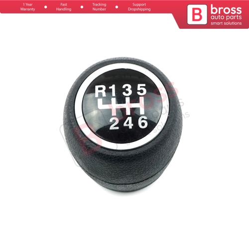 Manual Gear 6 Speed Shift Stick Knob Styling Head 55348538 for Fiat Linea 1.6 Multijet