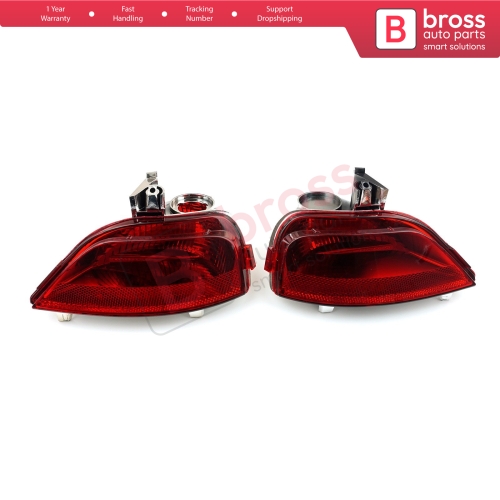 Rear Fog End Light Lamp Lens 265605279R 265854470R for Renault Symbol MK3 Logan Sedan Sandero Stepway MK2 Facelift