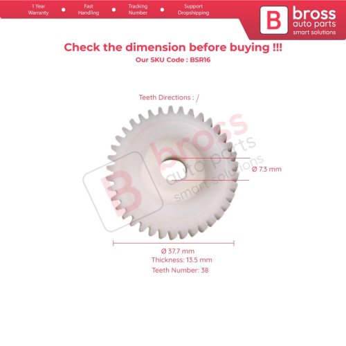 Sunroof Motor Repair Gear for Land Rover NO2