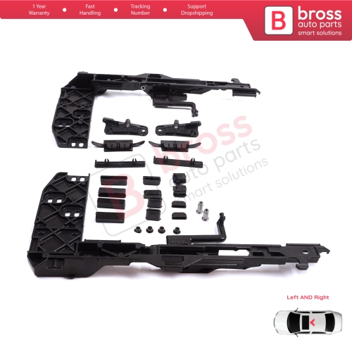 Sunroof Lifting Angle Hatch Runner Repair Kit for Mercedes E Class W124 S124 C124 190 W201 1247800512 1247800612