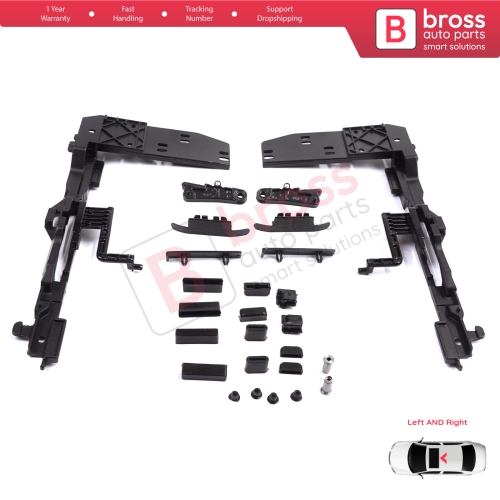 Sunroof Lifting Angle Hatch Runner Repair Kit for Mercedes E Class W124 S124 C124 190 W201 1247800512 1247800612