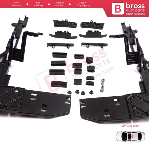 Sunroof Lifting Angle Hatch Runner Repair Kit for Mercedes E Class W124 S124 C124 190 W201 1247800512 1247800612
