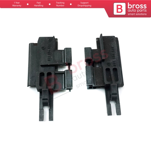 Sunroof Slider Guide Rail Left and Right Bracket Clips 811694522 811694523 for BMW E39 E53 X5 M5 540i 530i 528i 