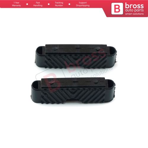 2 Pieces Sunroof Repair Bracket with Inner Rubber Part for Peugeot 206 307 406 407