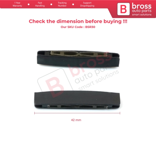 2 Pieces Sunroof Glass Rail Repair Clips Bracket for Peugeot 307 406 407 Mercedes W211 W203 W204 W210 913819569R