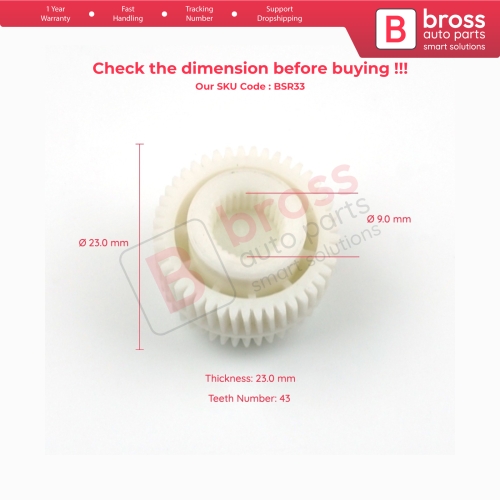 Sunroof Motor Repair Gear For Ford Focus Mondeo