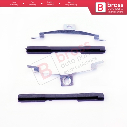 2 Sets Sunroof Shade Guide Rail Clips Roof Slider Brackets 4B0877165 4B0 877 165 for VW Audi