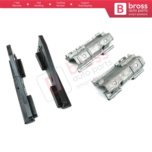 Panoramic Roof Sunroof Runner Slider Repair 4 Pcs Set 54138408062 for BMW 5 E39 X3 E83 X5 E53 E70