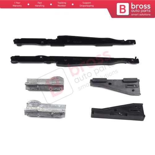 Panoramic Roof Sunroof Runner Slider Guide Repair Set 54138408062 for BMW 5 E39 X3 E83 X5 E53 E70