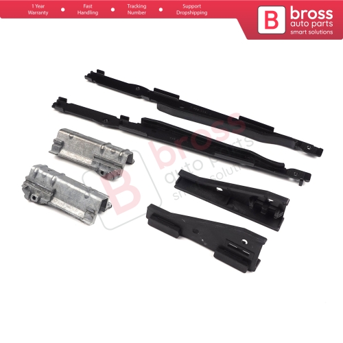 Panoramic Roof Sunroof Runner Slider Guide Repair Set 54138408062 for BMW 5 E39 X3 E83 X5 E53 E70