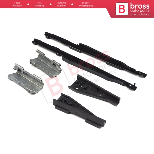 Panoramic Roof Sunroof Runner Slider Guide Repair Set 54138408062 for BMW 5 E39 X3 E83 X5 E53 E70