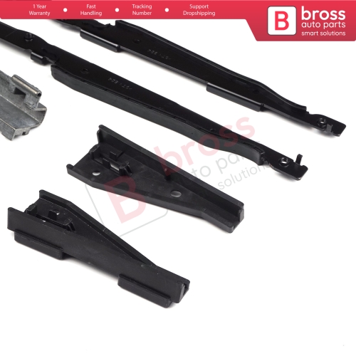 Panoramic Roof Sunroof Runner Slider Guide Repair Set 54138408062 for BMW 5 E39 X3 E83 X5 E53 E70