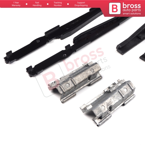 Panoramic Roof Sunroof Runner Slider Guide Repair Set 54138408062 for BMW 5 E39 X3 E83 X5 E53 E70