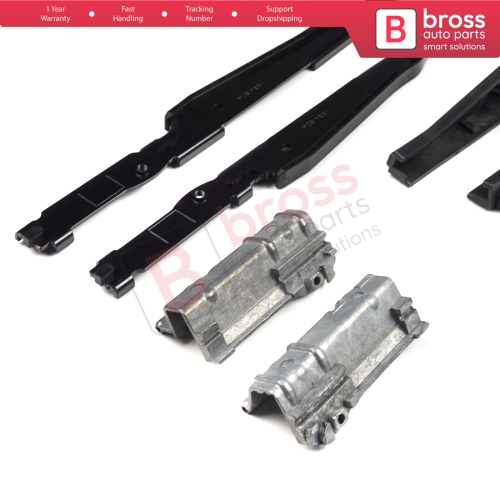 Panoramic Roof Sunroof Runner Slider Guide Repair Set 54138408062 for BMW 5 E39 X3 E83 X5 E53 E70