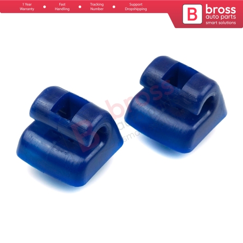 2 Pieces Sunvisor Sunshade Retainer for Mercedes E Class W123 W124 W126 W140 W201 Blue Color