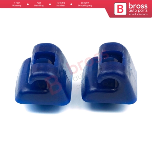 2 Pieces Sunvisor Sunshade Retainer for Mercedes E Class W123 W124 W126 W140 W201 Blue Color