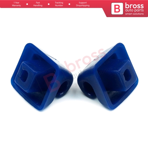 2 Pieces Sunvisor Sunshade Retainer for Mercedes E Class W123 W124 W126 W140 W201 Blue Color