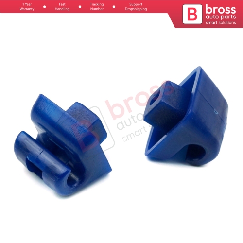 2 Pieces Sunvisor Sunshade Retainer for Mercedes E Class W123 W124 W126 W140 W201 Blue Color