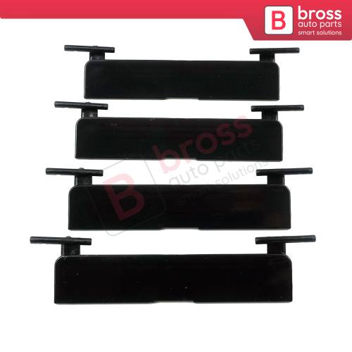 4 Pieces Panoramic Roof Rack Port Cover Trim 20469071829040 for Mercedes C Class W204 2007-2014 95*20 mm